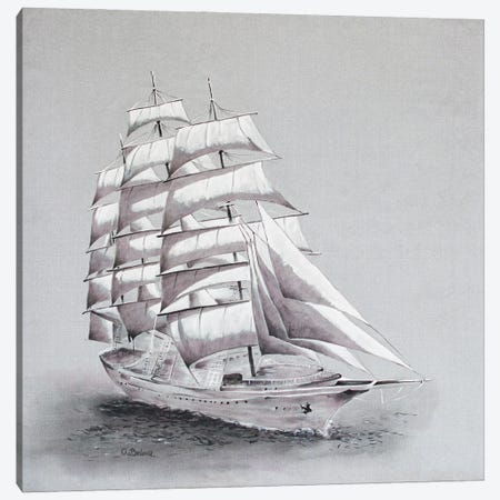Sailing With Wind Canvas Print #OBV25} by Olga Belova Canvas Art