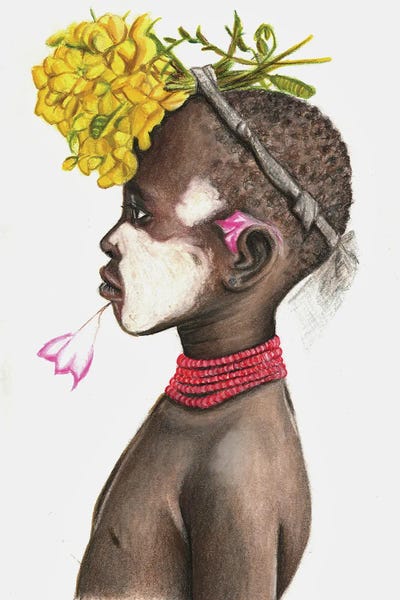 Baby by OliviaArt metal wall art