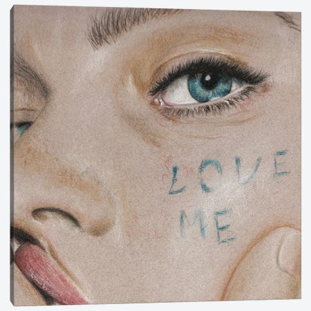 Love Me Canvas Print #OCG32} by OliviaArt Canvas Wall Art