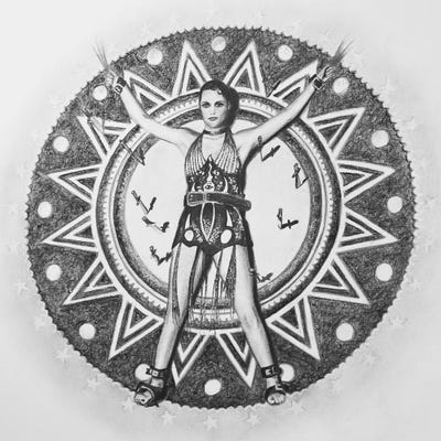 Luck by OliviaArt metal wall art