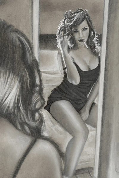 Malena by OliviaArt metal wall art