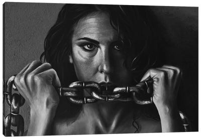 Breaking Chains Canvas Art Print - OliviaArt