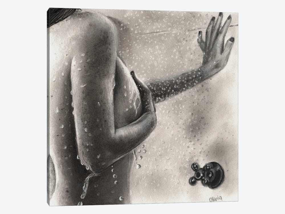 The Shower by OliviaArt 1-piece Canvas Art