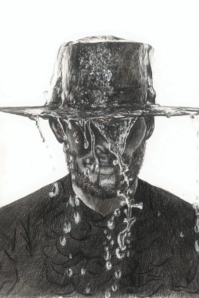 Downpour by OliviaArt metal wall art