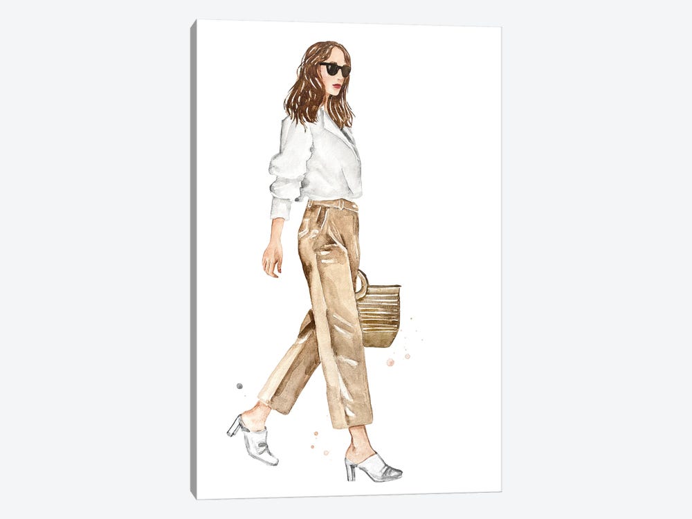 Chic Outfit by Olga Crée 1-piece Canvas Art Print