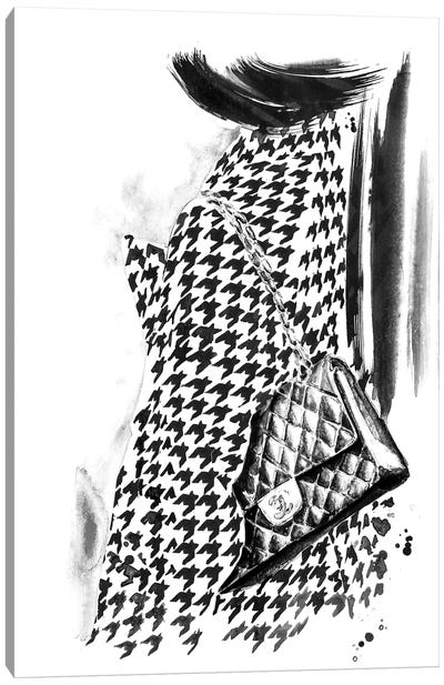 Couture Bag Canvas Art Print - Women's Coat & Jacket Art