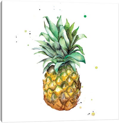 Ananas Canvas Art Print - Pineapple Art