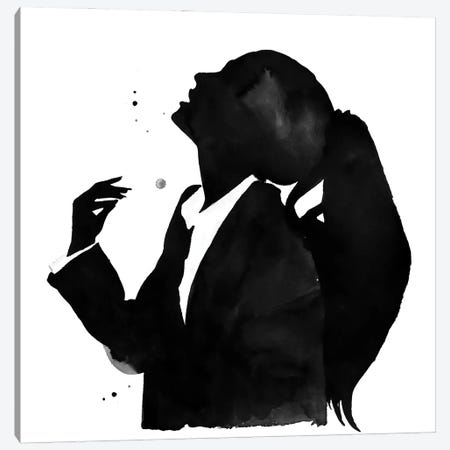 Woman Silhouette Canvas Print #OCR93} by Olga Crée Canvas Art Print