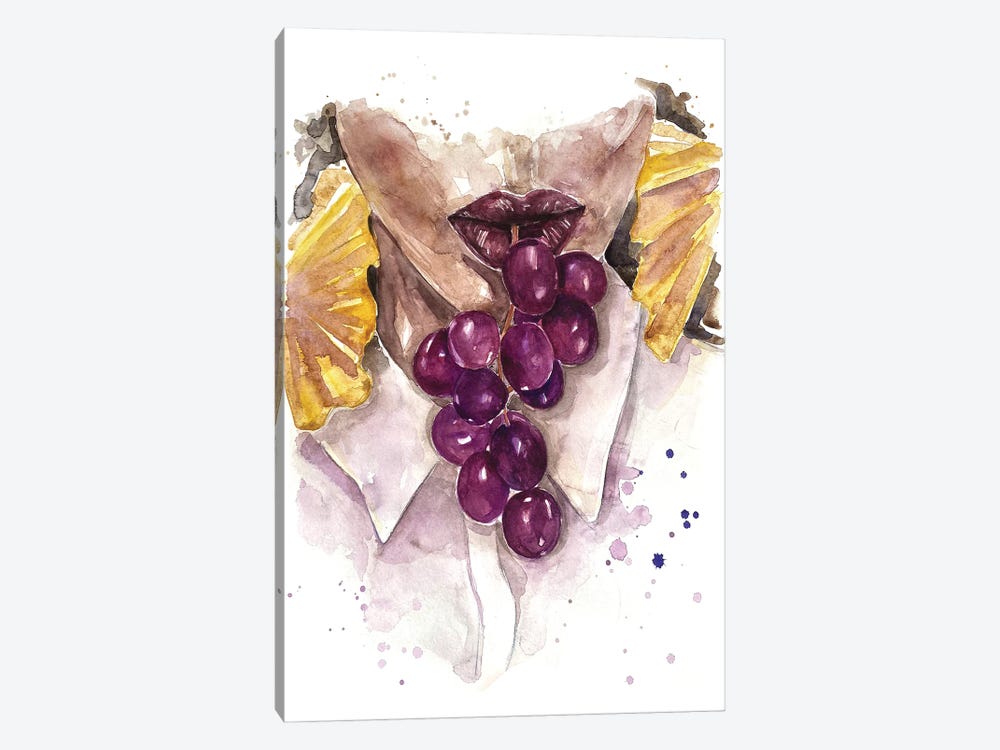 The Sweetest Grapes by Olga Crée 1-piece Canvas Art Print
