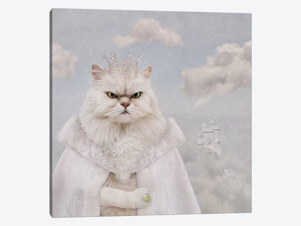 The Feline Cloud Conquer by Oddball Tails 1-piece Canvas Art Print
