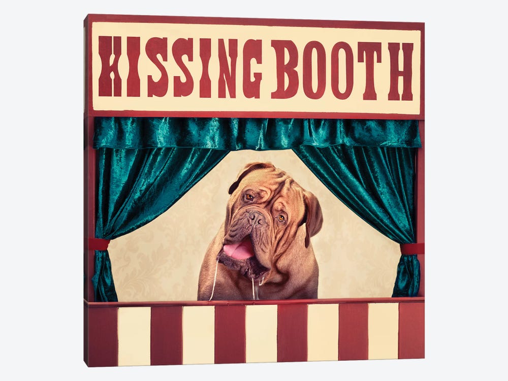The Kissing Booth by Oddball Tails 1-piece Canvas Art Print
