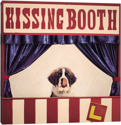 The Kissing Booth - Learner Canvas Art Print - Oddball Tails