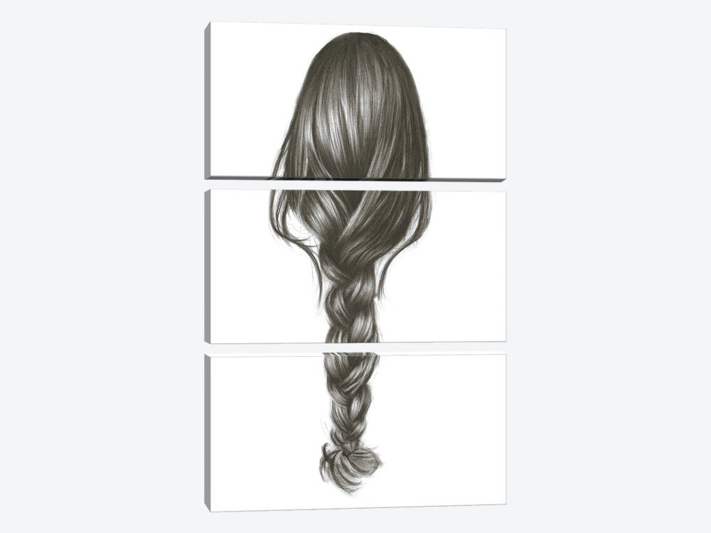 Hair by Denny Stoekenbroek 3-piece Canvas Artwork