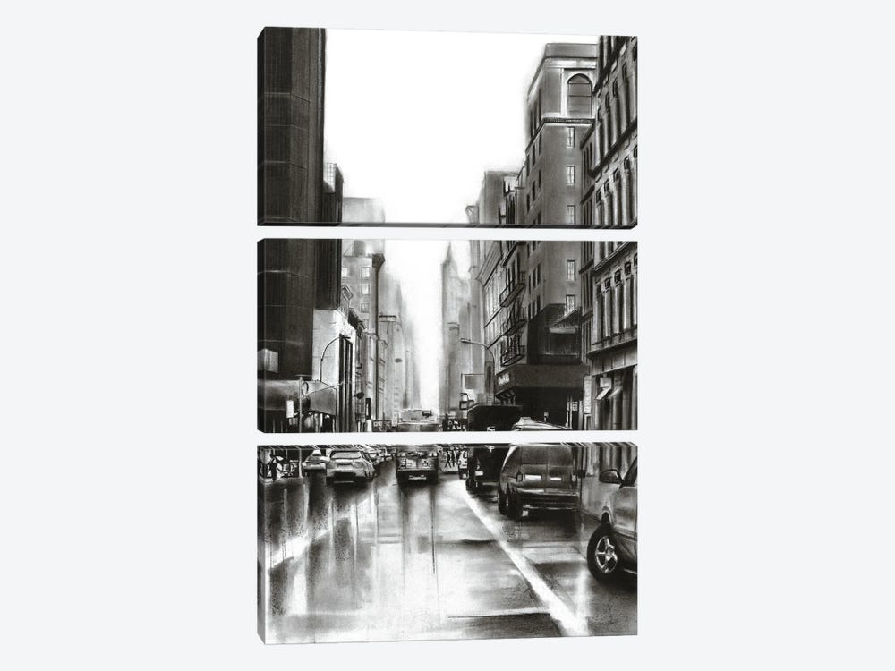 City Lanes by Denny Stoekenbroek 3-piece Canvas Art Print
