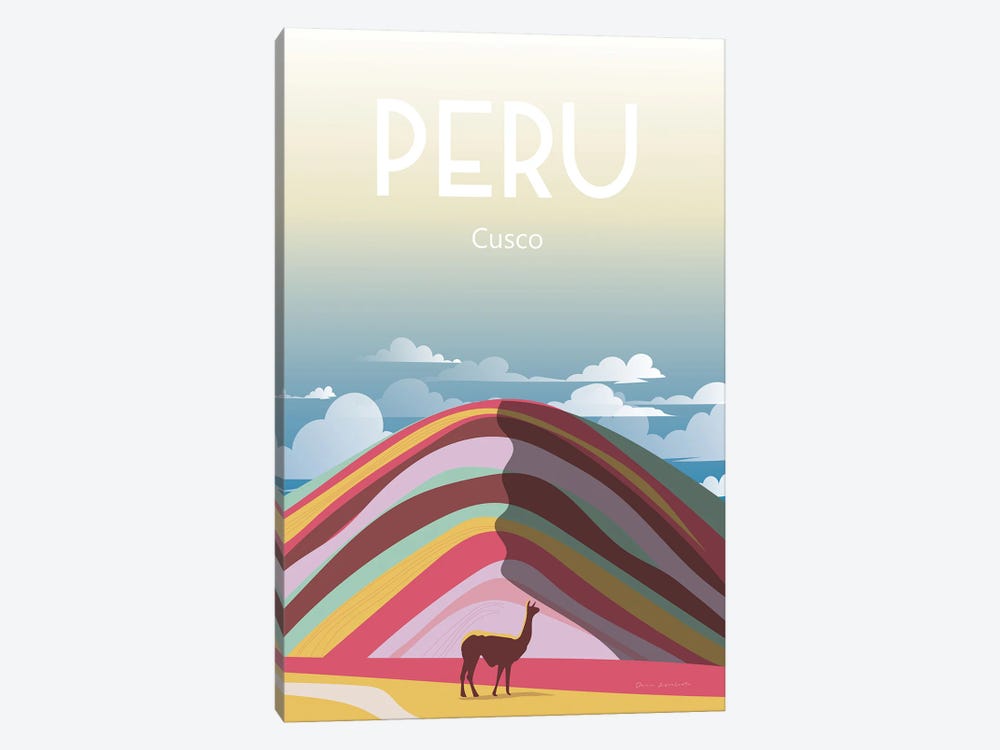 Peru by Omar Escalante 1-piece Canvas Art Print