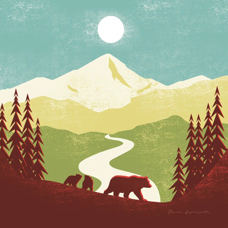 Great Outdoors I by Omar Escalante wall art