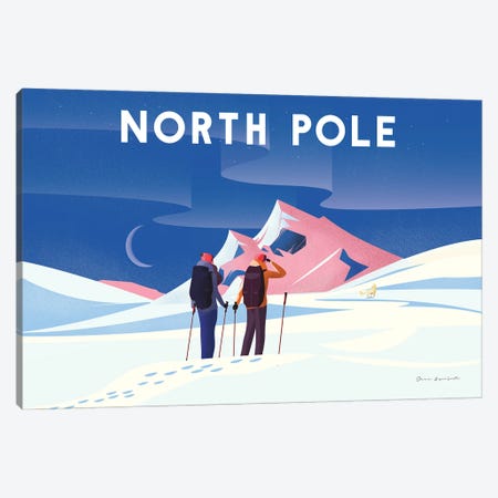 North Pole Canvas Print #OES30} by Omar Escalante Canvas Artwork