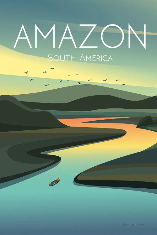 Amazon by Omar Escalante wall art
