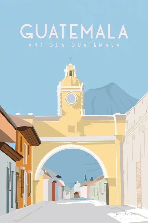 Antigua Guatemala by Omar Escalante wall art