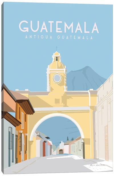 Antigua Guatemala Canvas Art Print - Central America