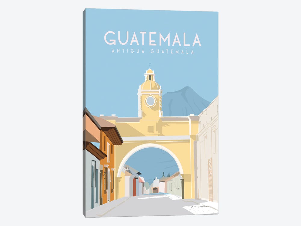 Antigua Guatemala by Omar Escalante 1-piece Canvas Art Print