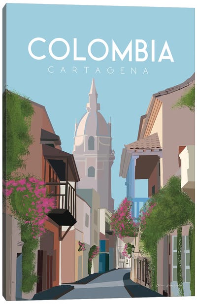 Colombia Canvas Art Print