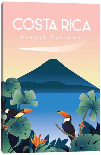 Costa Rica Canvas Art Print - Central America