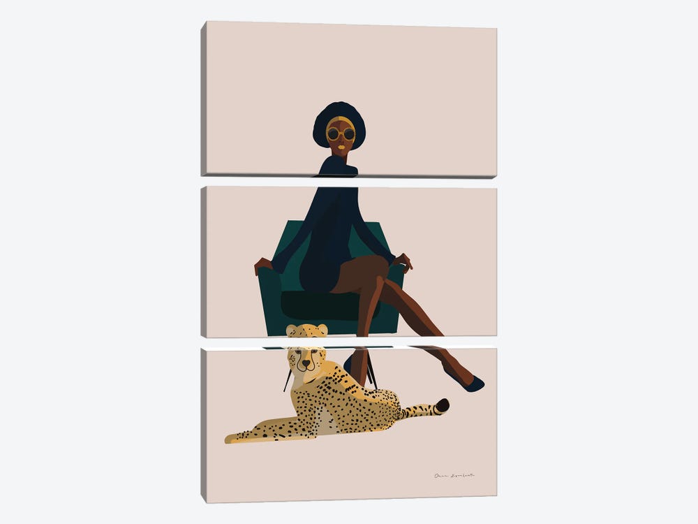 Wild Lounge II by Omar Escalante 3-piece Canvas Print