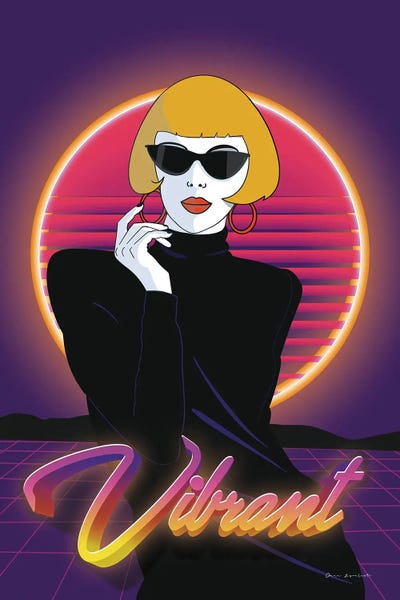 So Eighties I by Omar Escalante acrylic art print