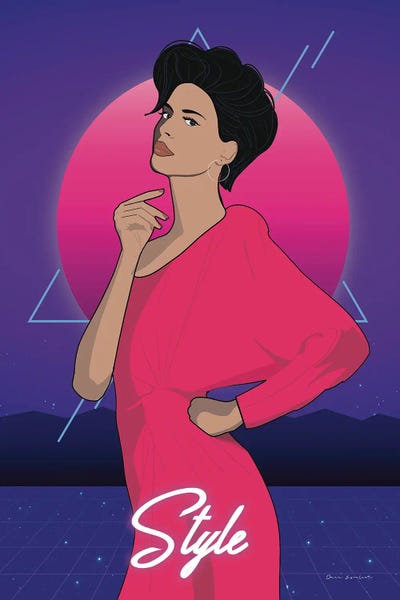 So Eighties III by Omar Escalante acrylic art print