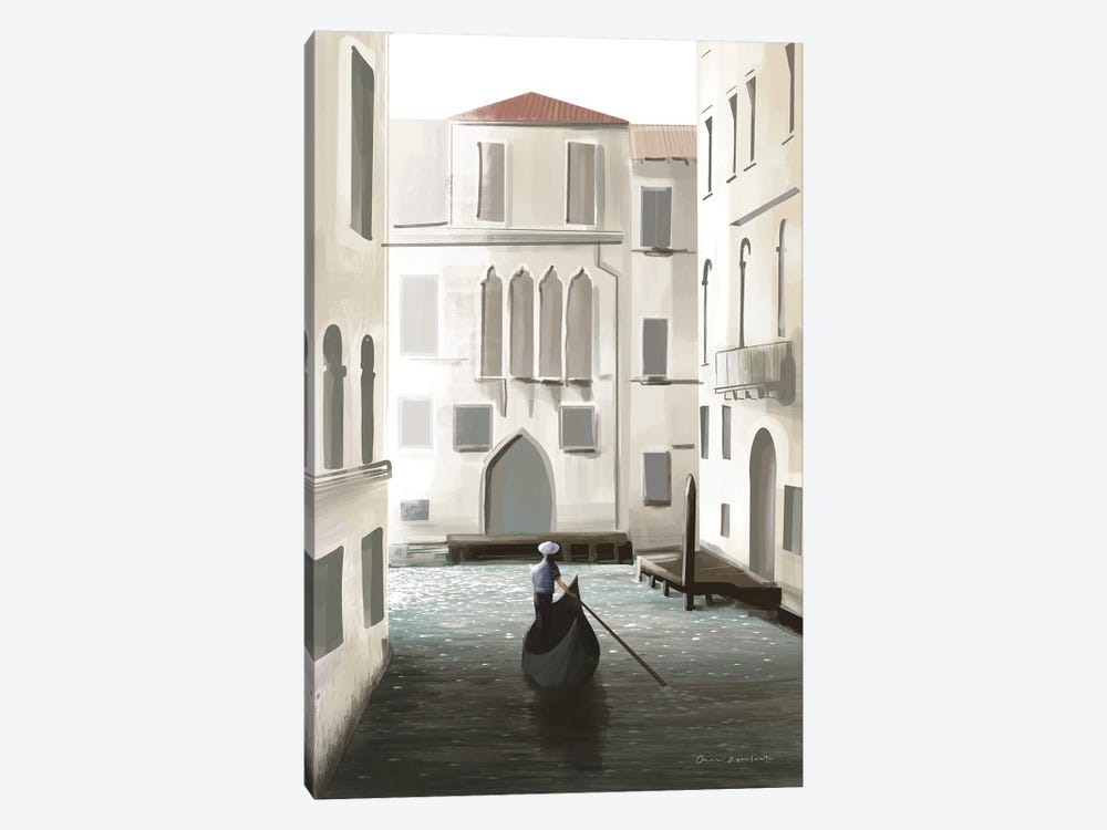 Venice Moment by Omar Escalante 1-piece Canvas Art Print