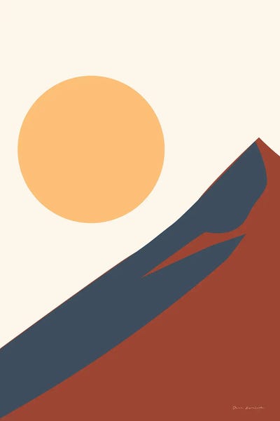 Minimalist Bohemian Decor: Boho Landscape I by Omar Escalante