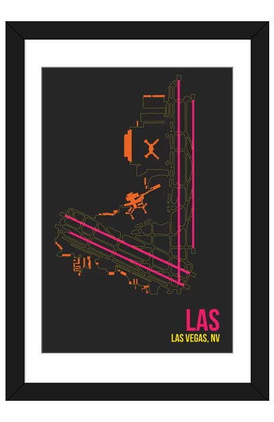 Las Vegas (McCarran) Paper Art Print - 08 Left