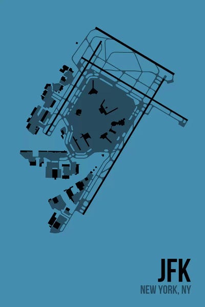 By Air: New York (JFK) by 08 Left