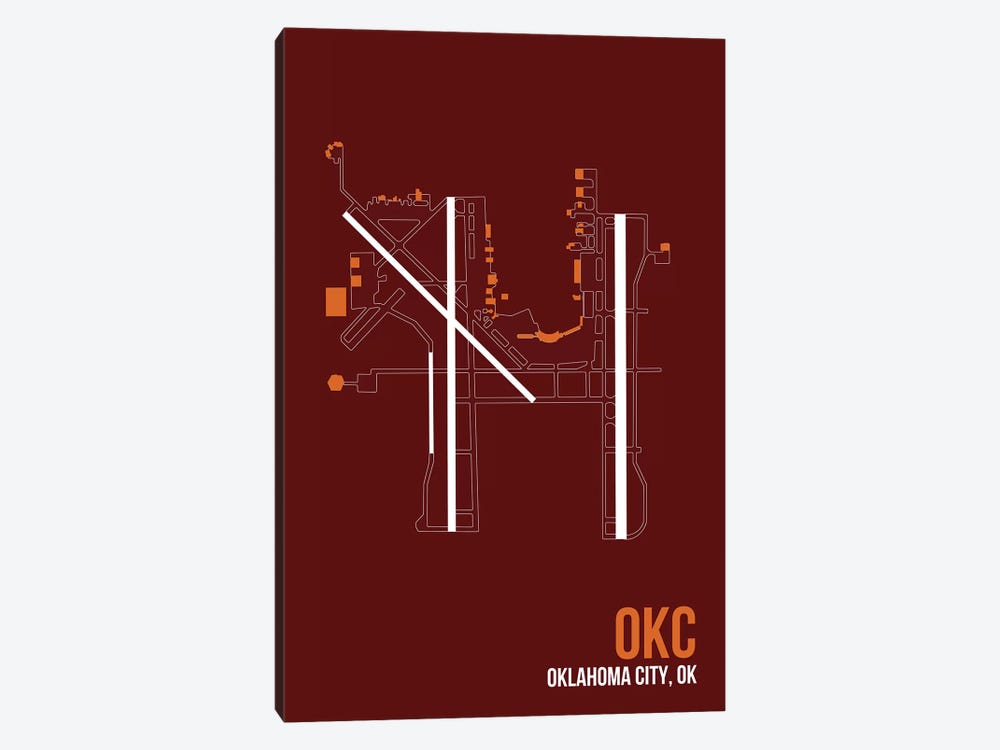 Oklahoma City (Will Rogers) by 08 Left 1-piece Canvas Art