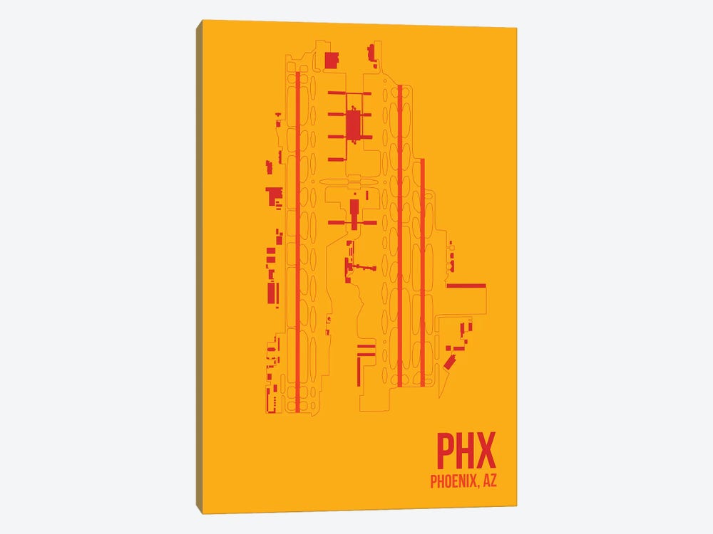 Phoenix Sky Harbor by 08 Left 1-piece Canvas Artwork