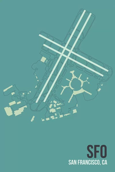 San Francisco Travel Posters: San Francisco by 08 Left