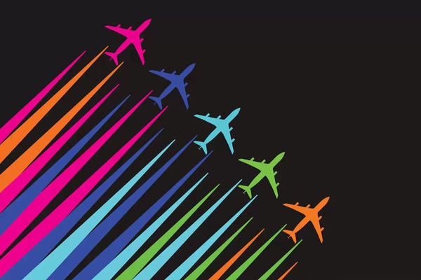 By Air: Color Trails by 08 Left