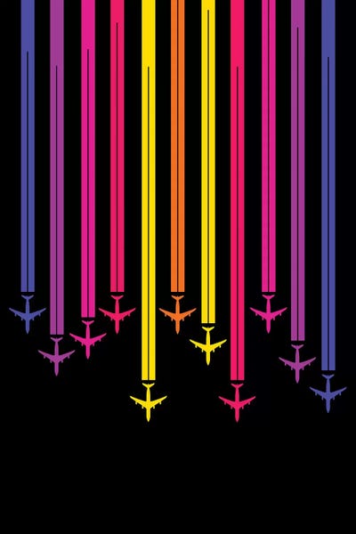 Airplanes: Vibrant by 08 Left