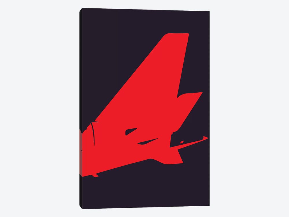 Airplane Tail by 08 Left 1-piece Canvas Artwork