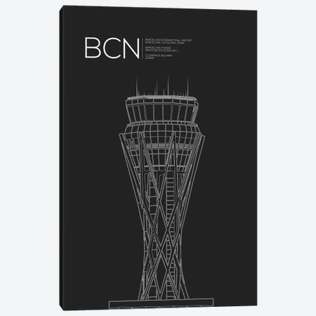 BCN Tower, Barcelona, Spain Canvas Print #OET156} by 08 Left Canvas Art Print