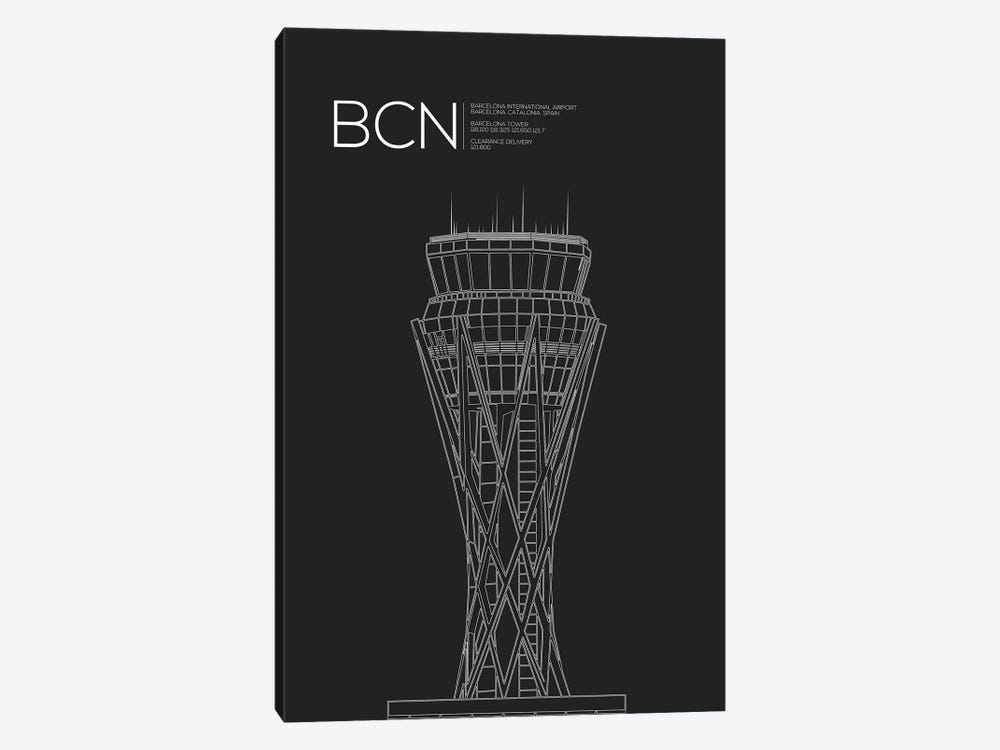 BCN Tower, Barcelona, Spain by 08 Left 1-piece Canvas Print