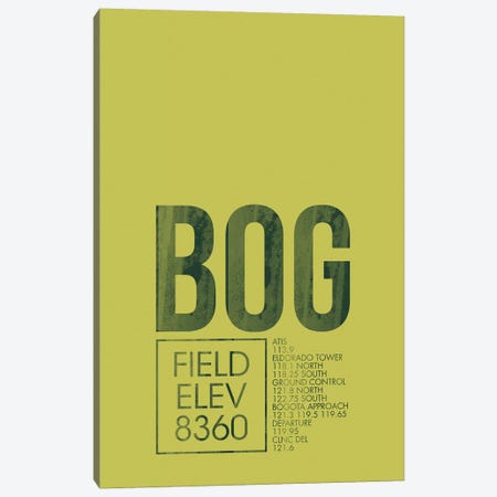 BOG Air Traffic Control, Bogota, Colombia Canvas Print #OET160} by 08 Left Canvas Print