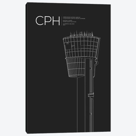 CPH Tower, Copenhagen Canvas Print #OET162} by 08 Left Art Print