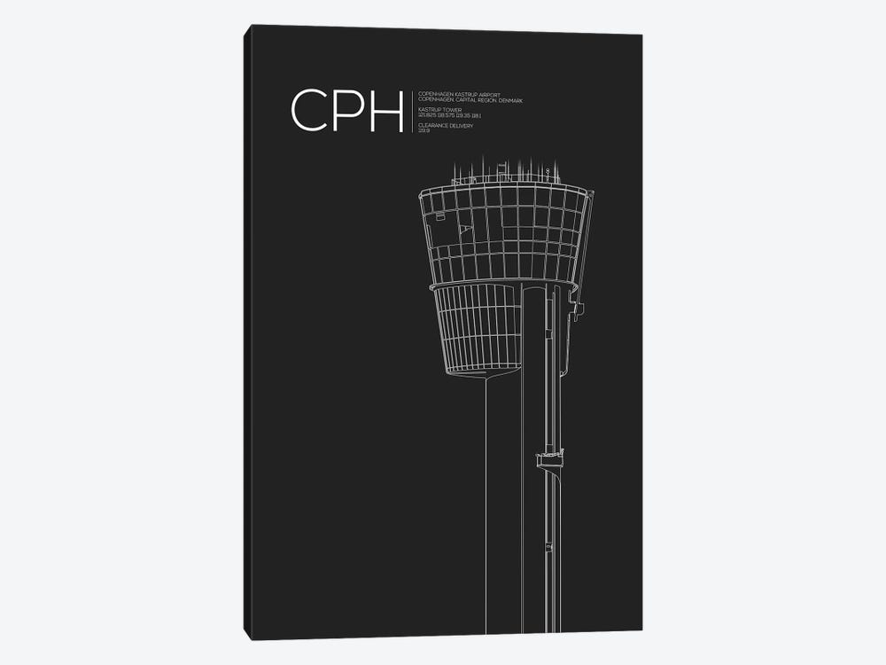 CPH Tower, Copenhagen by 08 Left 1-piece Canvas Wall Art
