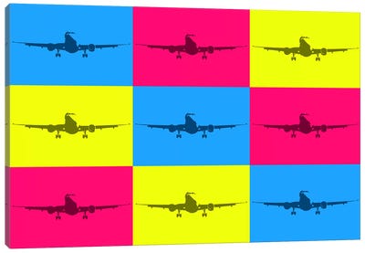 Fly With A Color Canvas Art Print - 08 Left
