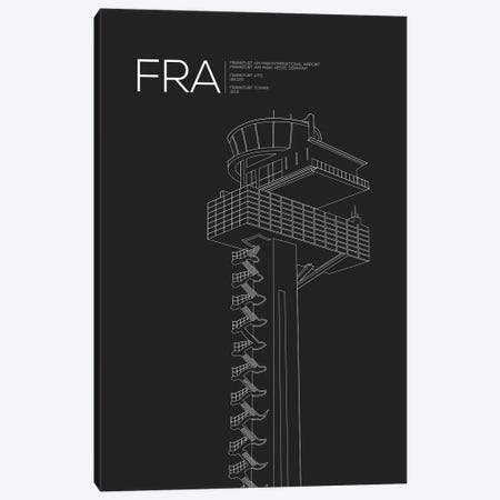 FRA Tower, Frankfurt International Airport Canvas Print #OET171} by 08 Left Canvas Wall Art