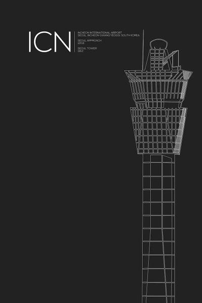 Airports: ICN Tower, Incheon (Seoul) International Airport by 08 Left