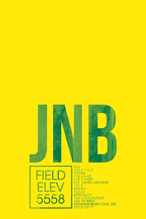 JNB Air Traffic Control, Johannesburg by 08 Left wall art