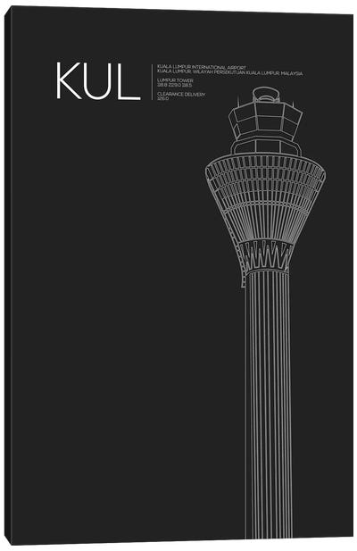 KUL Tower, Kuala Lumpur International Airport Canvas Art Print - Kuala Lumpur